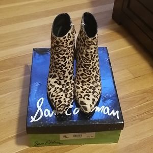 Sam Edelman Sand Leopard Booties